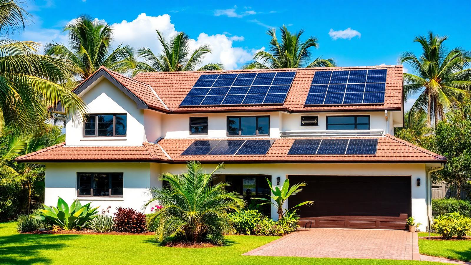 Beautiful modern Kenyan home in Karen-style with rooftop solar panels and lush garden